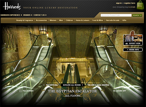 Click on the image to Visit the Harrods Virtual Tour
