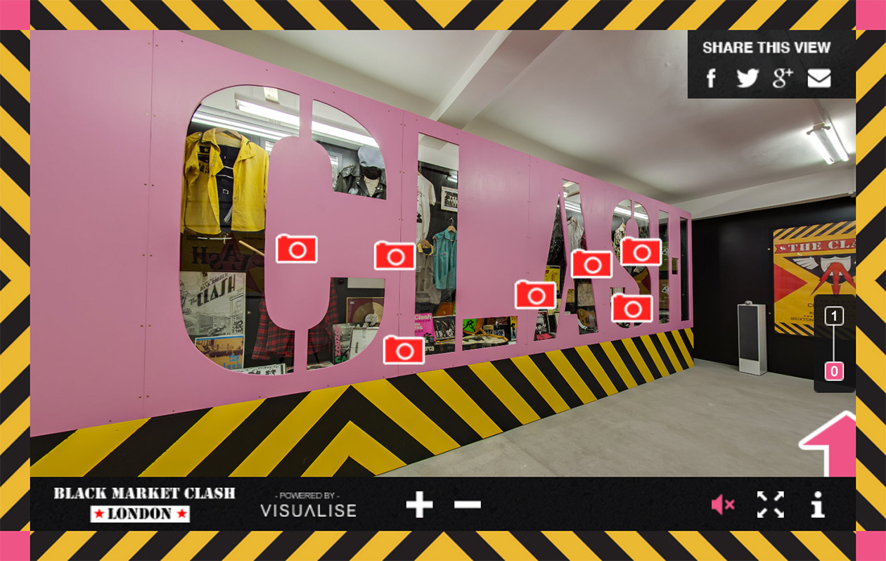 The Clash Interactive 360 Pop Up Store