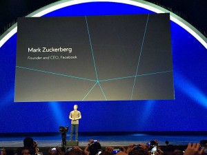 mark zuckerberg at oculus connect talking about virtual reality