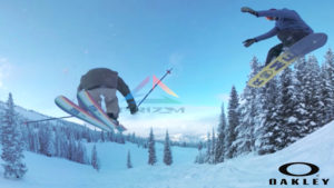 skier sean pettit and snowboarder ståle sandbech take us on a 360 video adventure for oakley prizm