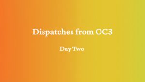 visualise daily report from oc3