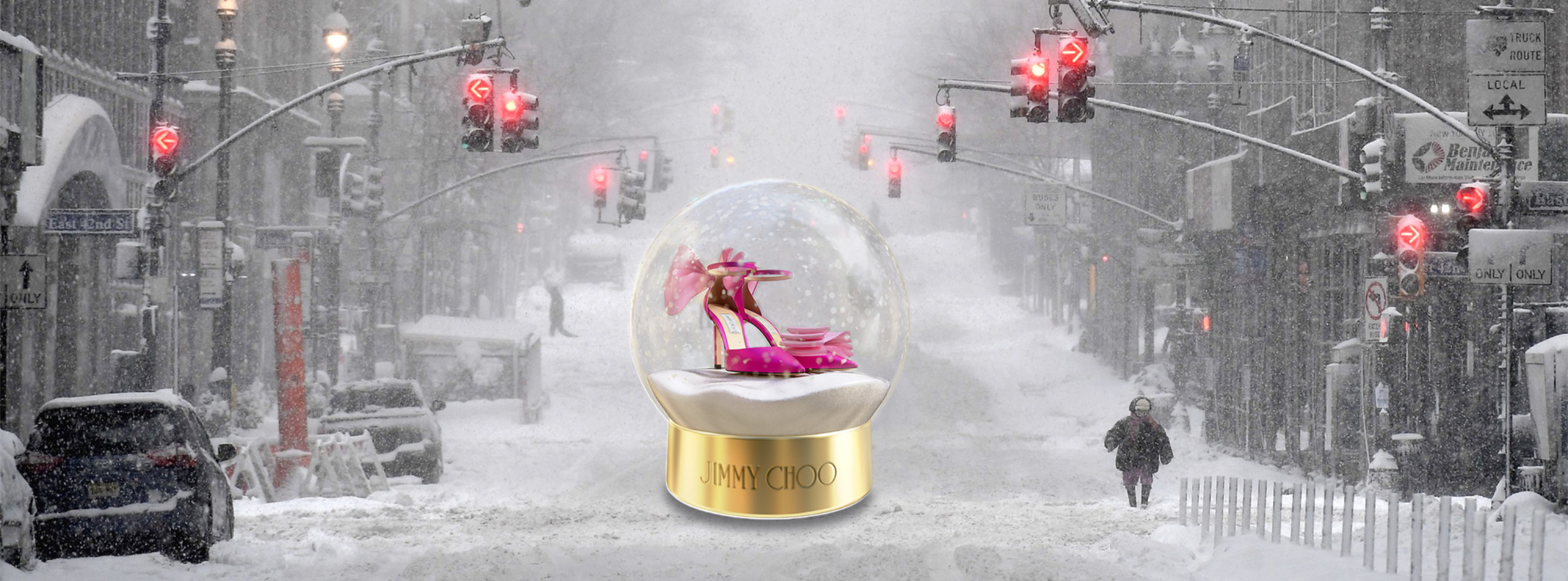 Jimmy Choo Christmas Snow Globe