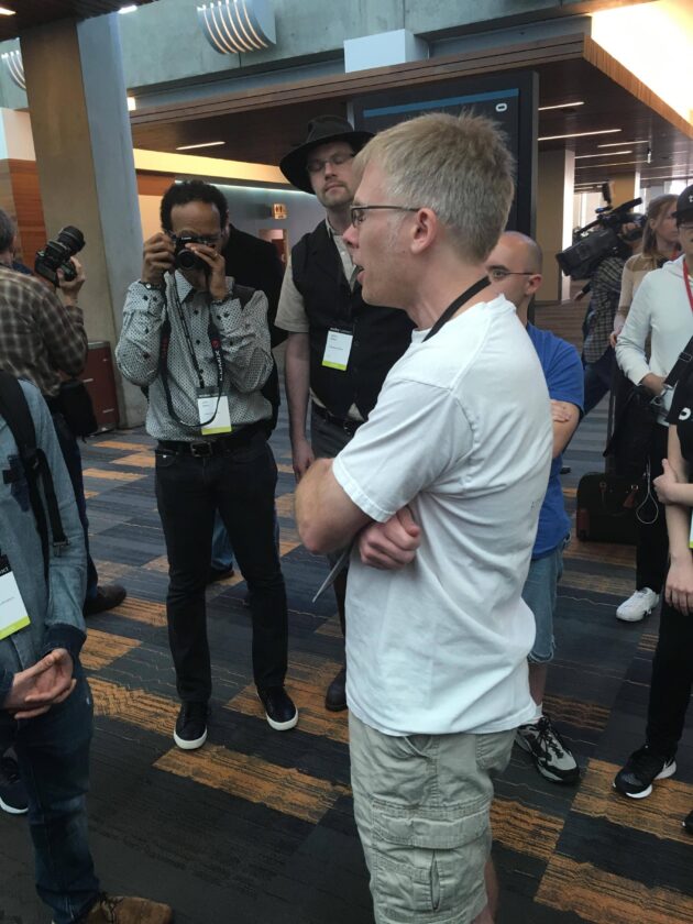 John Carmack talking to the crowds 2015, Oculus Connect
