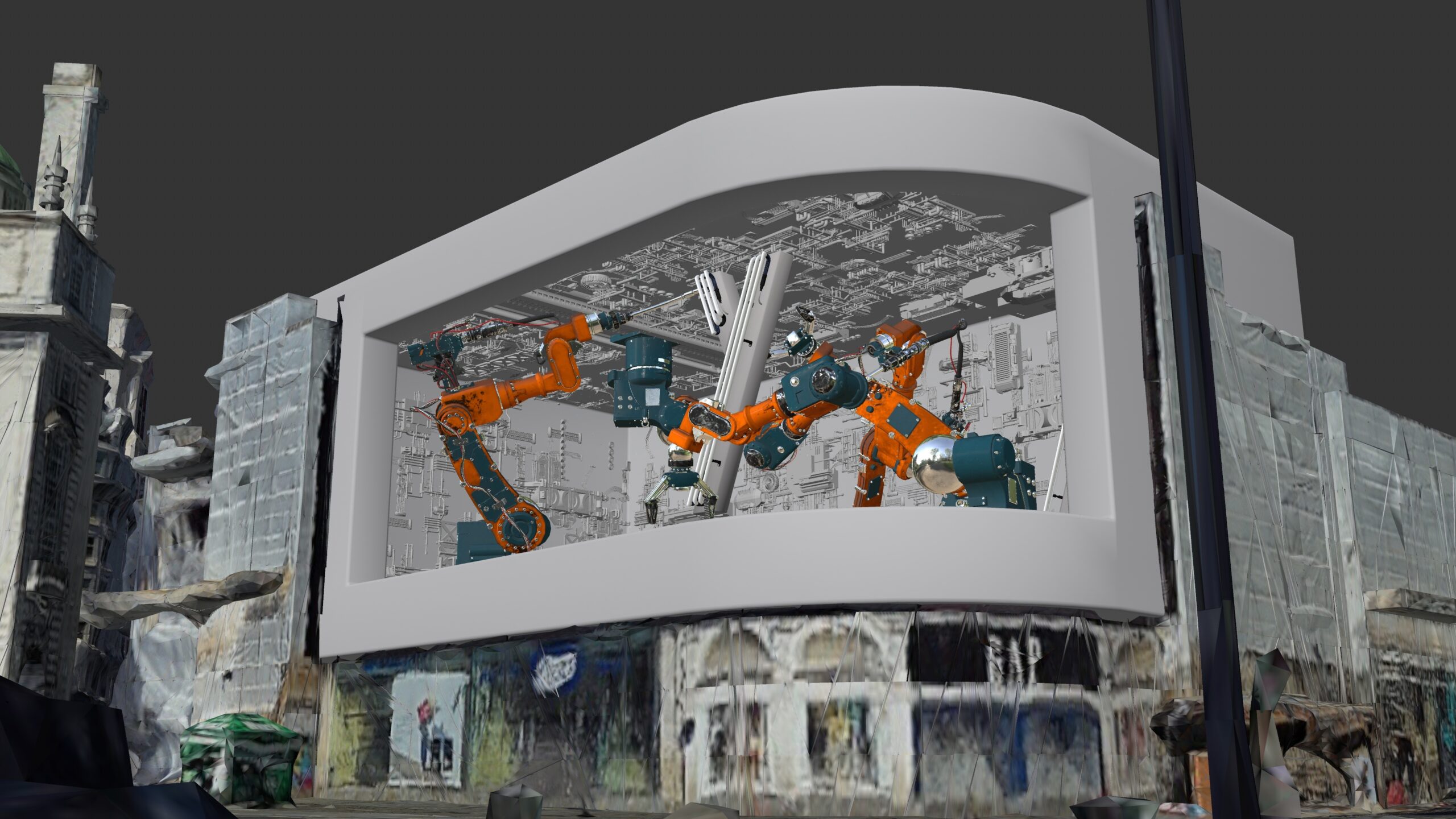 Visualise Work in Progress 3D Billboard