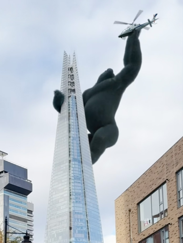 CG Out-of-Home King Kong!