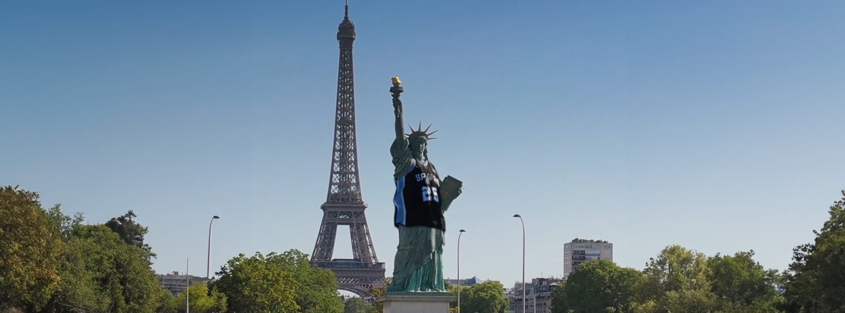 NBA – Paris 2025 Fake Out of Home
