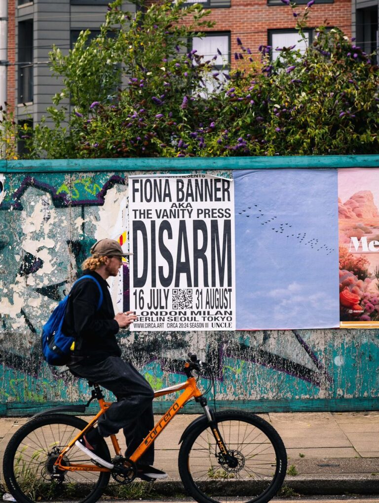 DISARM – Fiona Banner and CIRCA – Piccadilly Lights