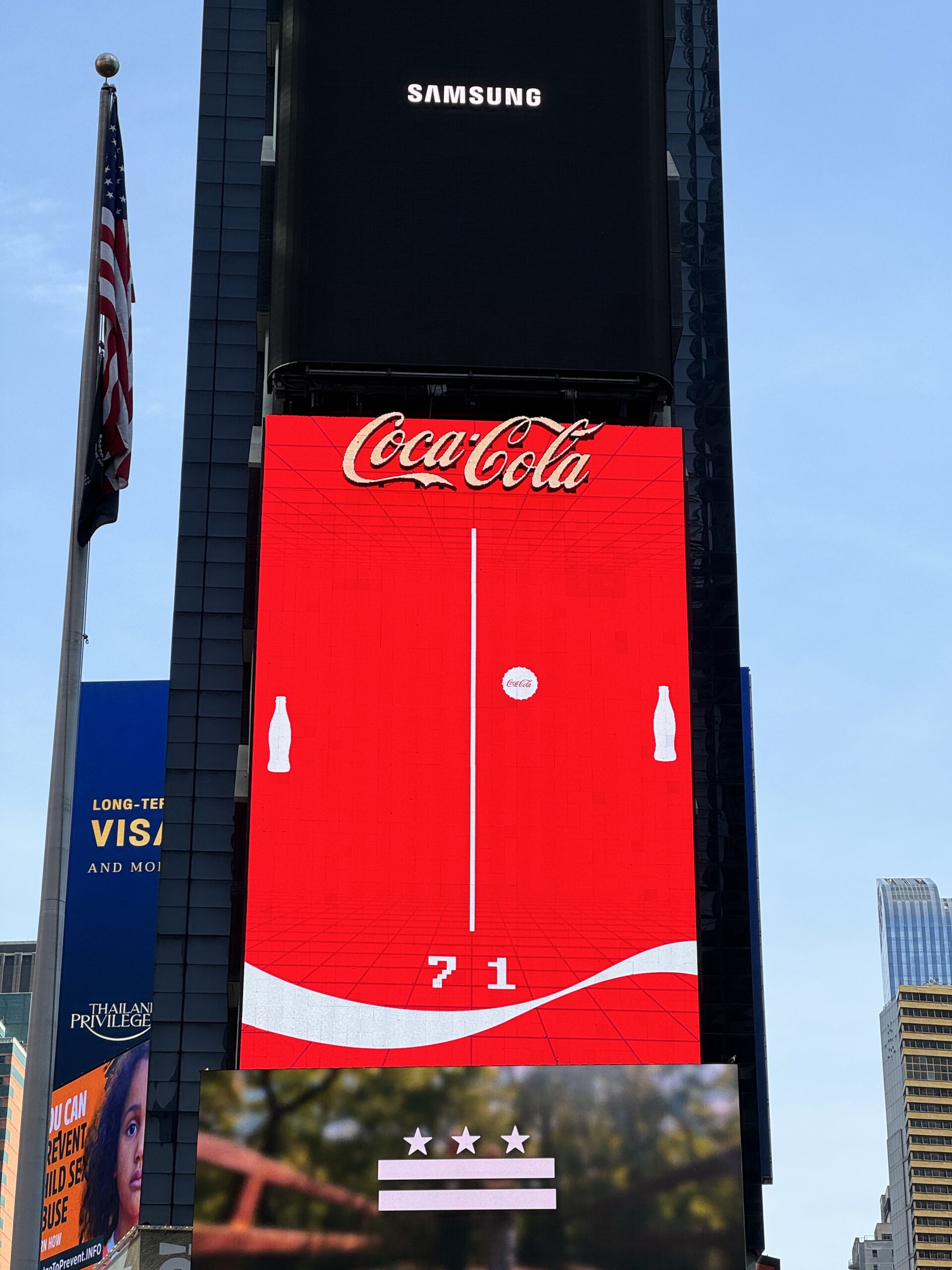 Coca-Cola Playable Billboard Close Up