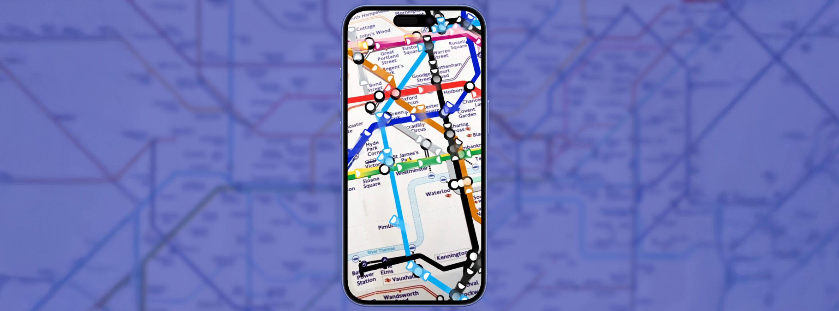 TFL Live AR Tube Map