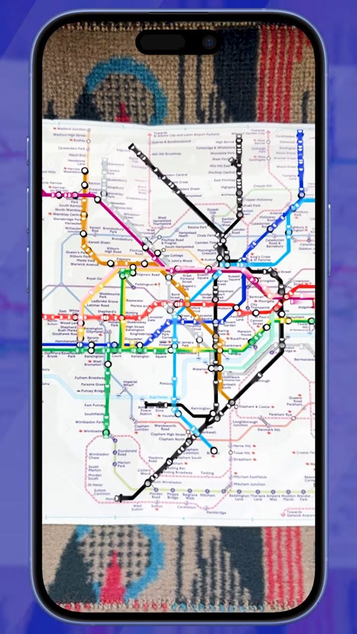 TFL Live Trains Augmented Reality