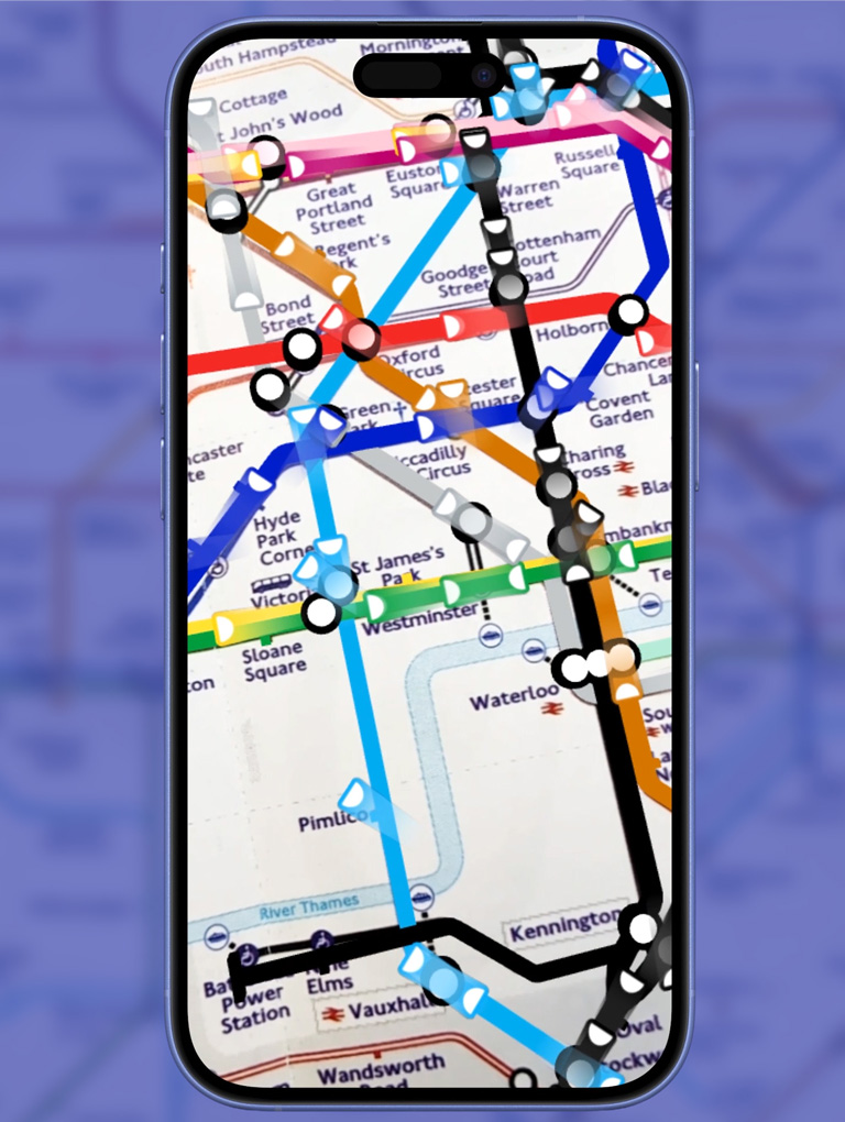 TFL Live AR Tube Map