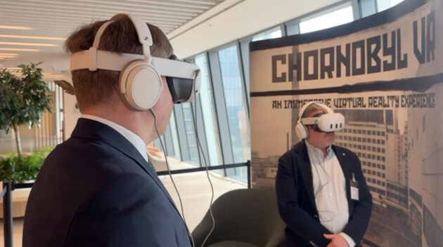 VR in use with the EBRD